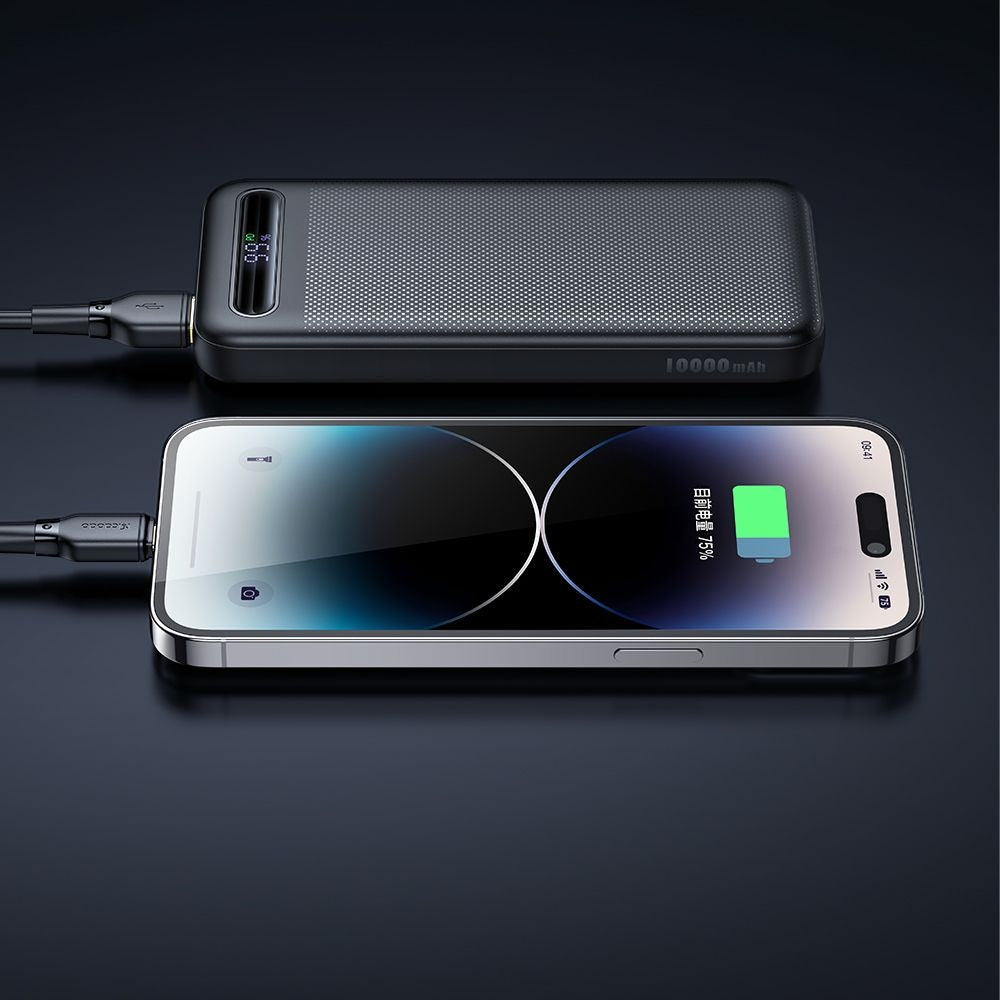 Baterie Externa McDodo MC-3881 Star, 10000mAh, 22.5W, QC + PD, 2 x USB-A - 1 x USB-C, Neagra
