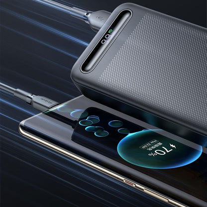 Baterie Externa McDodo MC-3891 Star, 20000mAh, 22.5W, QC + PD, 2 x USB-A - 1 x USB-C, Neagra