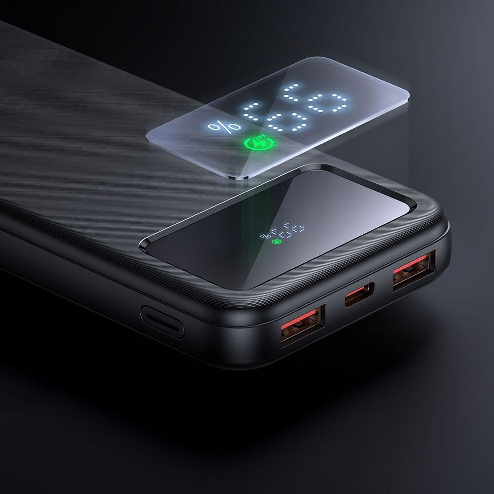 Baterie Externa McDodo MC-4220, 10000mAh, 22.5W, QC + PD, 2 x USB-A - 1 x USB-C, Neagra