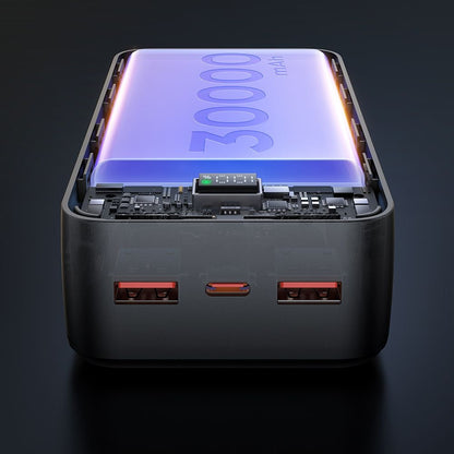 Baterie Externa McDodo MC-4240, 30000mAh, 22.5W, QC + PD, 2 x USB-A - 1 x USB-C, Neagra