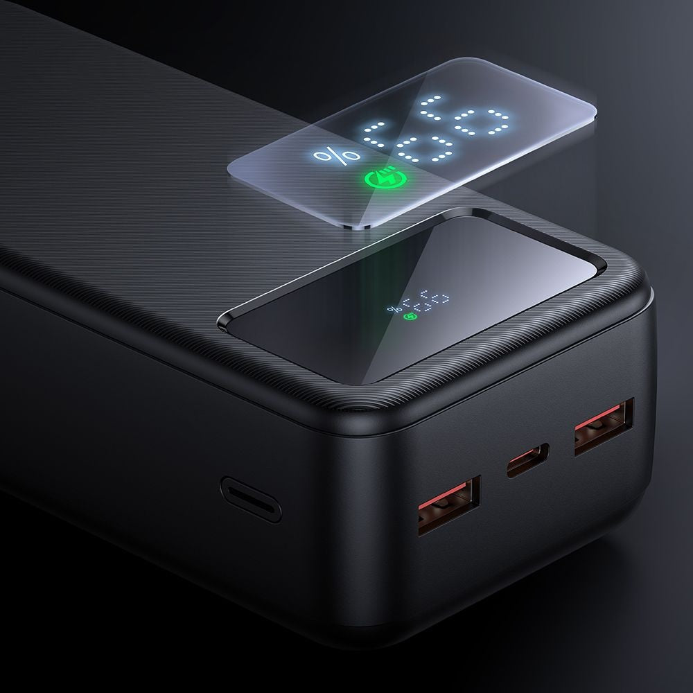 Baterie Externa McDodo MC-4240, 30000mAh, 22.5W, QC + PD, 2 x USB-A - 1 x USB-C, Neagra