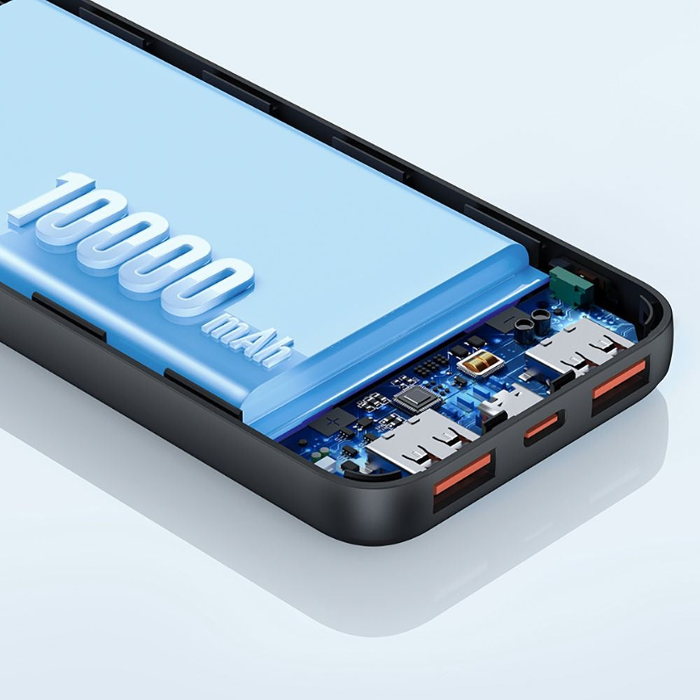 Baterie Externa McDodo MC-4631 Online, 10000mAh, 10W, 2 x USB-A - 1 x USB-C, Neagra