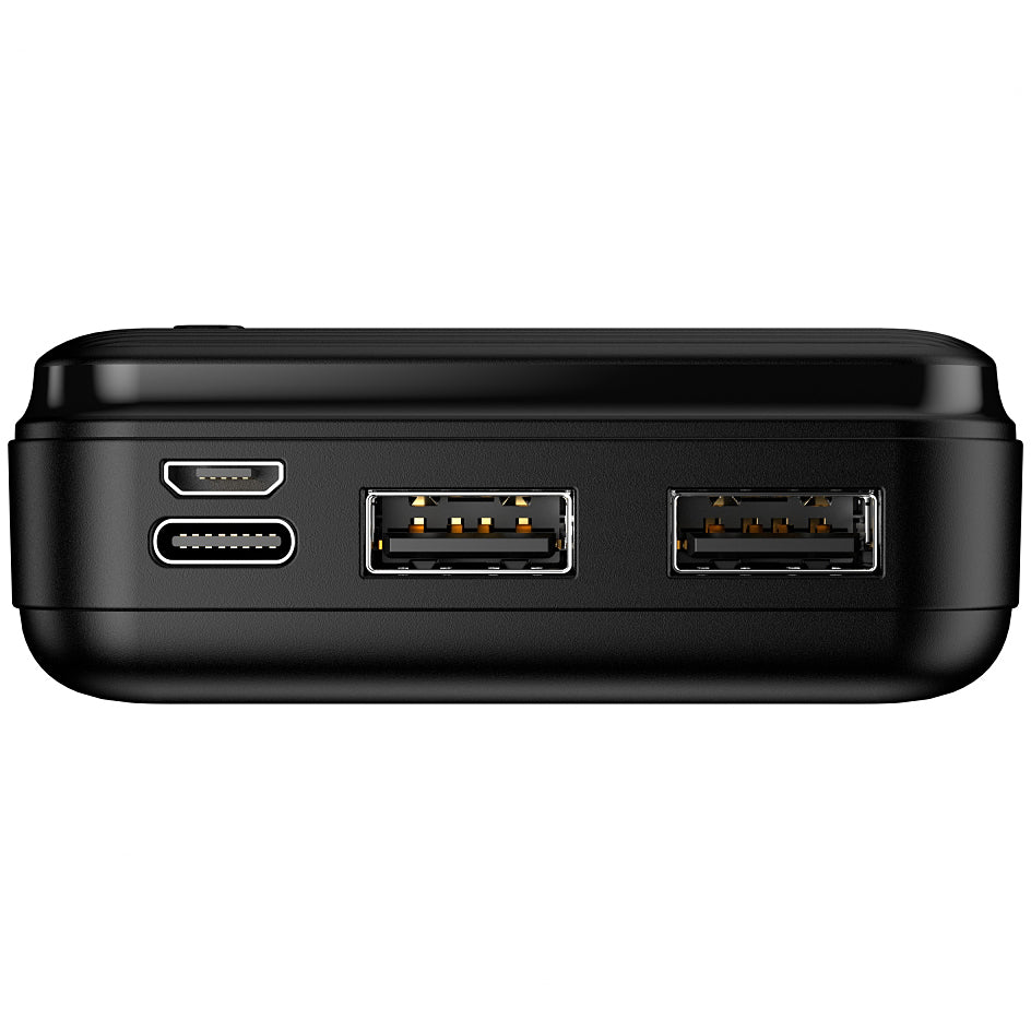 Baterie Externa MaXlife MXPB-01, 20000mAh, 12W, 2 x USB-A, Neagra