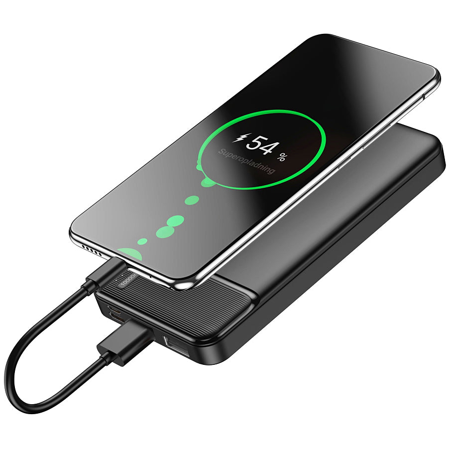 Baterie Externa MaXlife MXPB-01, 10000mAh, 12W, 2 x USB-A, Neagra
