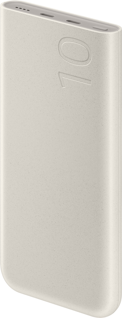 Baterie Externa Samsung, 10000mAh, 25W, PD, 2 x USB-C, Bej EB-P3401XUEGWW