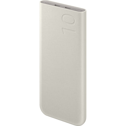 Baterie Externa Samsung, 10000mAh, 25W, PD, 2 x USB-C, Bej, Resigilata EB-P3400XUEGEU