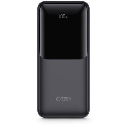 Baterie Externa Tech-Protect PB02, 20000mAh, 22.5W, QC + PD, 1 x USB-C - 2 x USB-A, Neagra