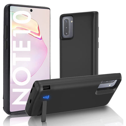 Baterie Externa Tip Husa Techsuit Power Pro Battery pentru Samsung Galaxy Note 10 5G N971 / Note10 N970, 5000mAh, Neagra