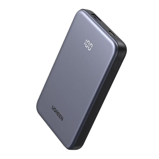 Baterie Externa UGREEN 75131B, 10000mAh, 22.5W, QC + PD, 1 x USB-A - 1 x USB-C, Gri