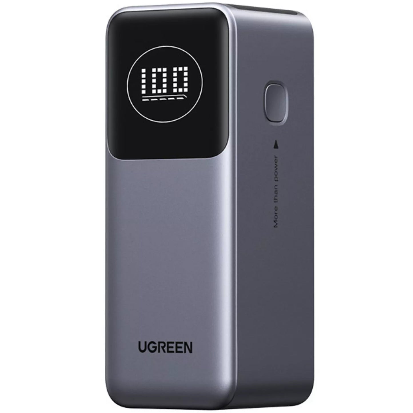 Baterie Externa UGREEN PB724, 12000mAh, 100W, QC + PD, 1 x USB-A - 1 x USB-C, Gri