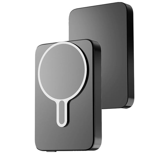 Baterie Externa Wireless 3MK MagSnap Go, 10000mAh, 20W, PD + FQI, 1 x QI - 1 x USB-C, Gri