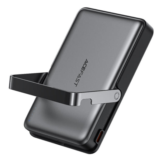 Baterie Externa Wireless Acefast M17, 10000mAh, 22.5W, PD + FQI, 1 x QI - 1 x USB-C, Neagra