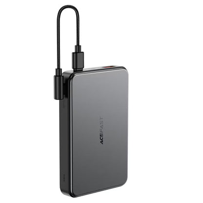 Baterie Externa Wireless Acefast M31, 10000mAh, 22.5W, QC + PD + FQI, 1 x QI - 1 x USB-A - 2 x USB-C, Neagra