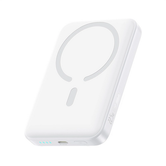 Baterie Externa Wireless Baseus EnerFill FM11 Ultra-Mini, 10000mAh, 22.5W, PD + FQI, 1 x QI - 1 x USB-C, Alba P1008210E213-00