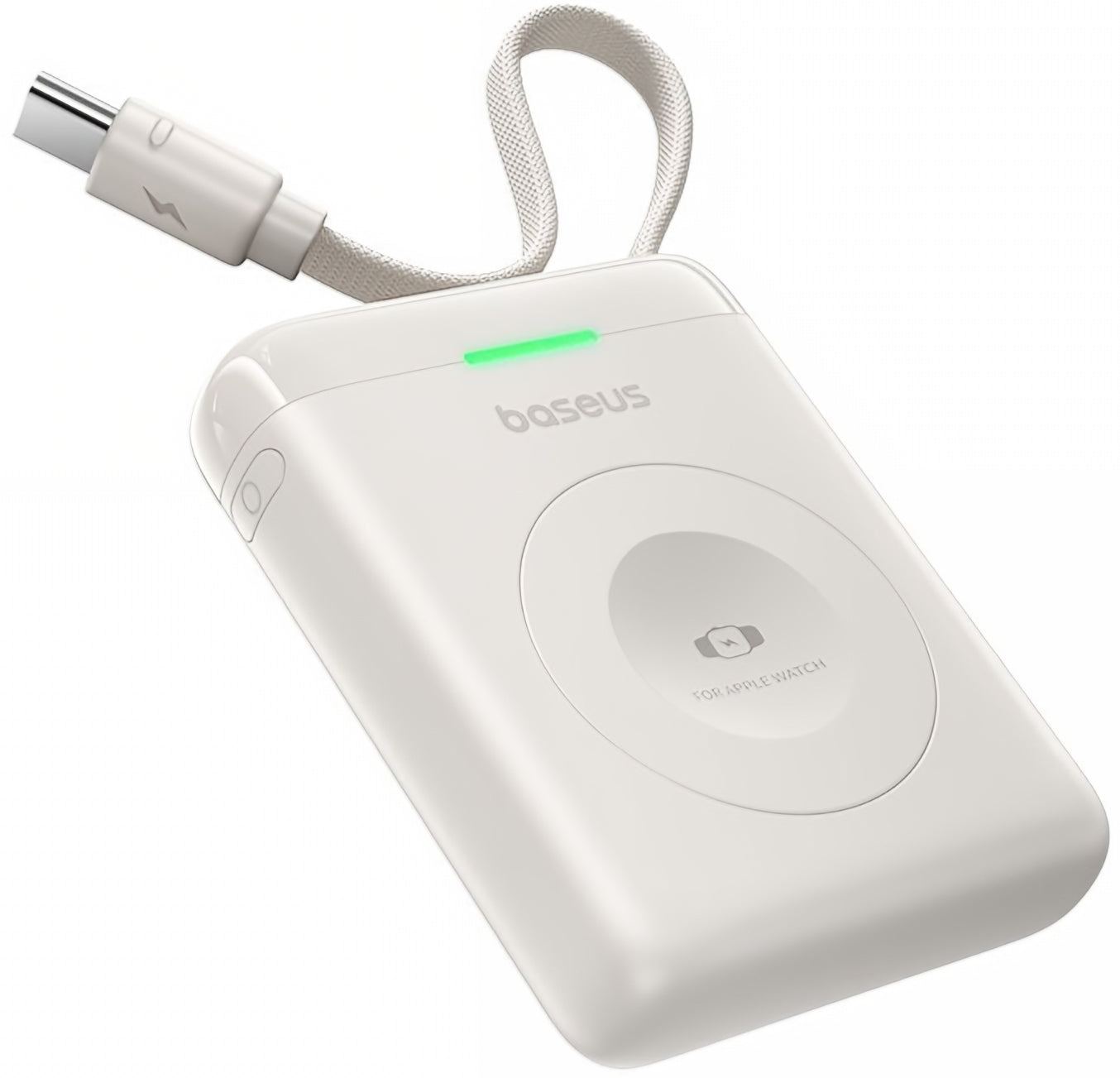 Baterie Externa Wireless Baseus EnerFill FW11, 1640mAh, 5W, 1 x QI, Alba E0205302