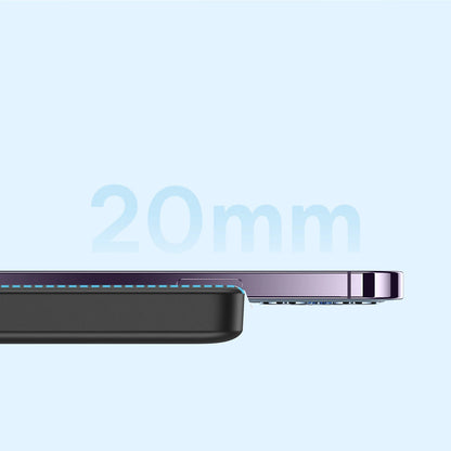 Baterie Externa Wireless Baseus Magnetic Mini, 10000mAh, 20W, PD + FQI, 1 x QI - 1 x USB-C, Neagra PPCX070001