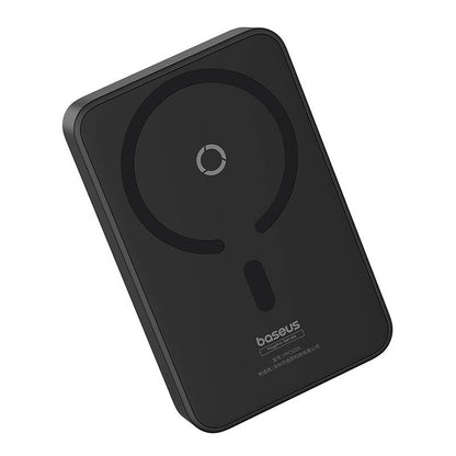 Baterie Externa Wireless Baseus MagPro PPCXZ05, 5000mAh, 20W, PD + FQI, 1 x QI - 1 x USB-C, Neagra, Resigilata P10064101123-00