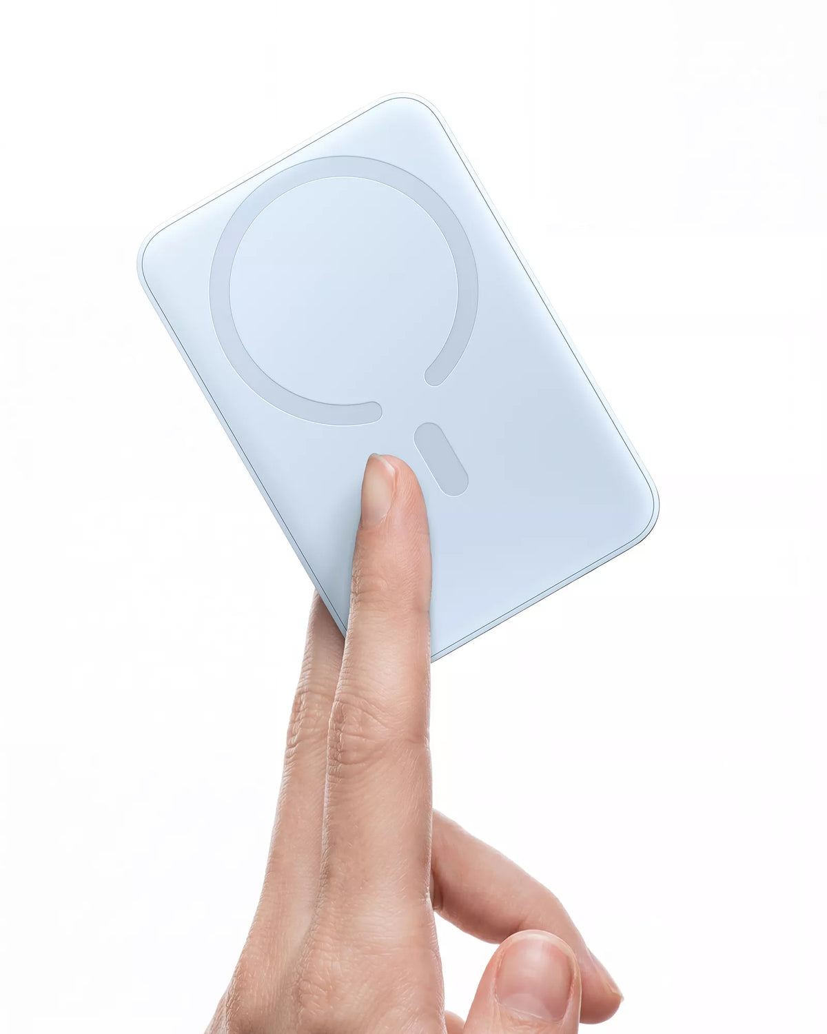 Baterie Externa Wireless Baseus EnerFill FM11 Ultra-Mini, 10000mAh, 22.5W, PD + FQI, 1 x QI - 1 x USB-C, Albastra P1008210E313-00