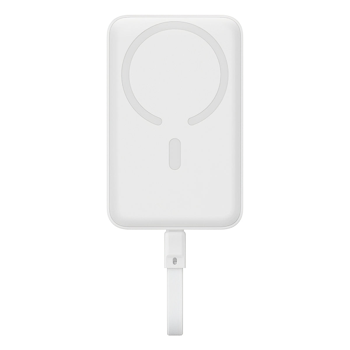 Baterie Externa Wireless Baseus Magnetic Mini, 10000mAh, 30W, PD + FQI, 1 x QI - 2 x USB-C, Alba P1002210B223-00