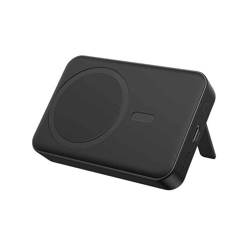 Baterie Externa Wireless BWOO BO-P59, 10000mAh, 20W, PD + FQI, 1 x QI - 1 x USB-C, Neagra