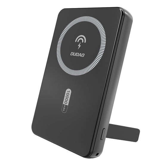 Baterie Externa Wireless Dudao K14S+, 10000mAh, 22.5W, QC + PD + FQI, 1 x QI - 1 x USB-A - 1 x USB-C, Neagra