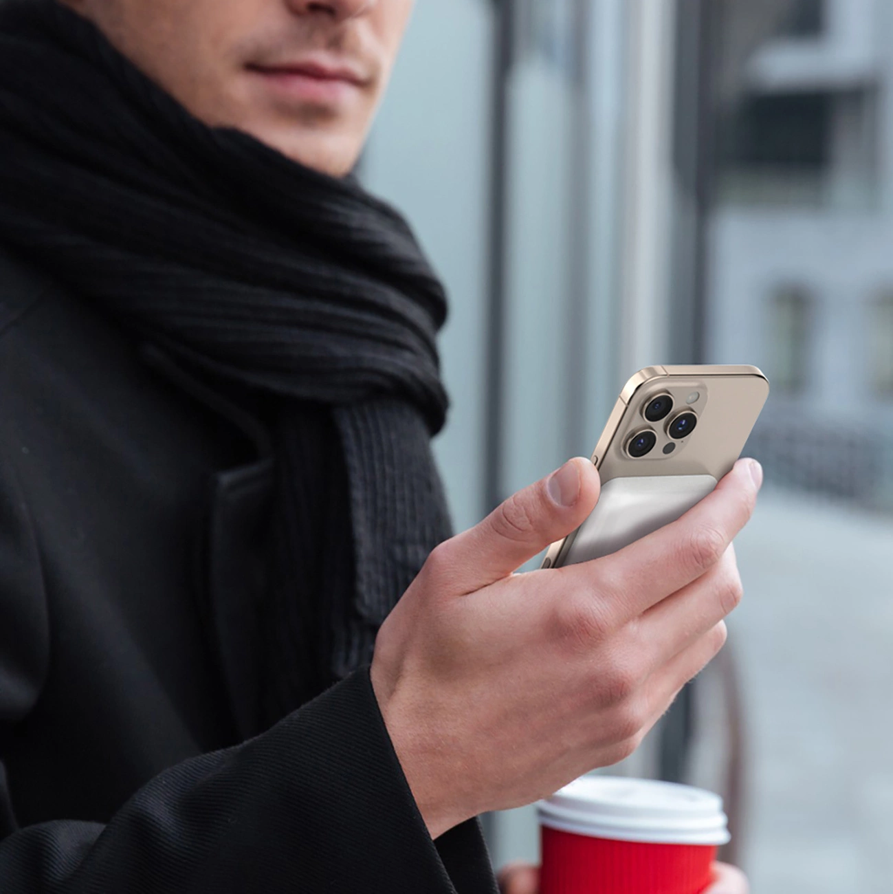 Baterie Externa Wireless Dudao K26s, 5000mAh, 20W, PD + FQI, 1 x QI - 1 x USB-C, Alba