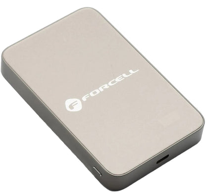 Baterie Externa Wireless Forcell F10K8, 10000mAh, 15W, PD + FQI, 1 x QI - 1 x USB-C, Aurie