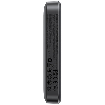 Baterie Externa Wireless Joyroom JR-W020, 10000mAh, 20W, QC + PD + FQI, 1 x QI - 1 x USB-A - 1 x USB-C, Neagra