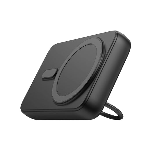 Baterie Externa Wireless Joyroom JR-W050, 10000mAh, 20W, QC + PD + FQI, 1 x QI - 1 x USB-A - 1 x USB-C, Neagra