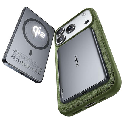 Baterie Externa Wireless Lisen L601 Pro, 5000mAh, 22.5W, PD + FQI, 1 x QI - 1 x USB-C, Gri YL0325090011