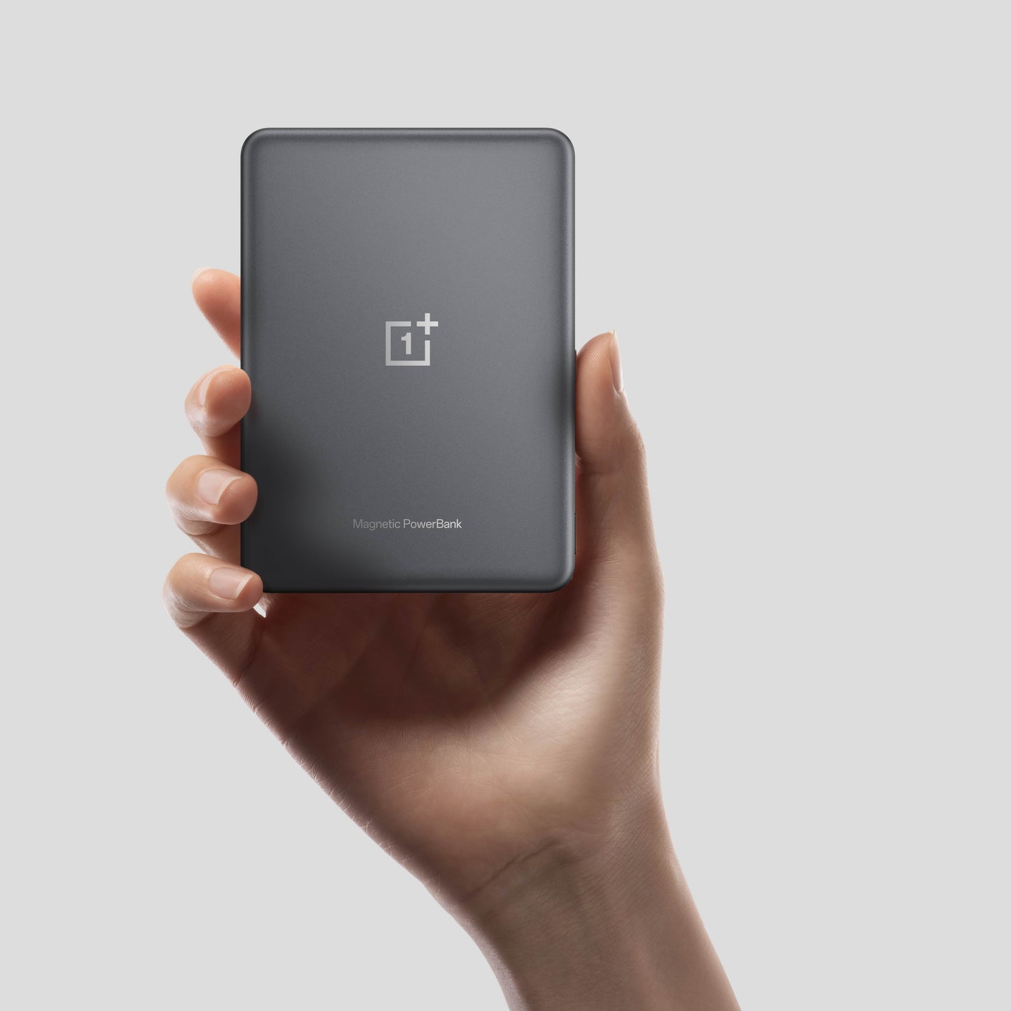 Baterie Externa Wireless OnePlus Slim Magnetic, 5000mAh, 10W, FQI, 1 x USB-C, Gri