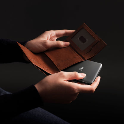 Baterie Externa Wireless OnePlus Slim Magnetic, 5000mAh, 10W, FQI, 1 x USB-C, Gri