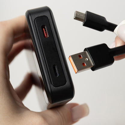 Baterie Externa Wireless Proove Hoodman, 10000mAh, 20W, PD + FQI, 1 x QI - 1 x USB-C, Neagra PBH120010001