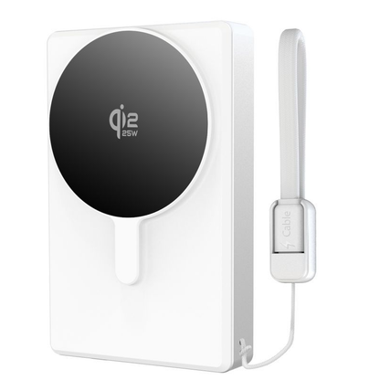 Baterie Externa Wireless Tech-Protect PB40 LifeMag, 10000mAh, 25W, PD + FQI, 1 x QI - 1 x USB-C, Argintie