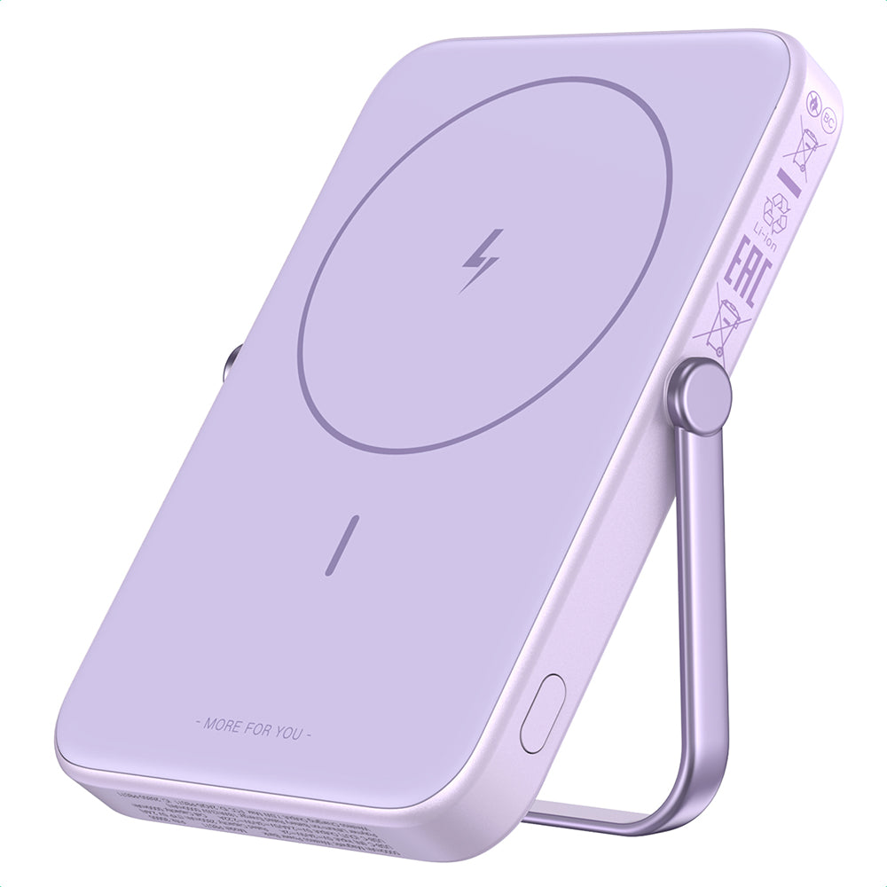 Baterie Externa Wireless UGREEN PB571 Uno, 5000mAh, 20W, PD + FQI, 1 x QI - 1 x USB-C, Mov