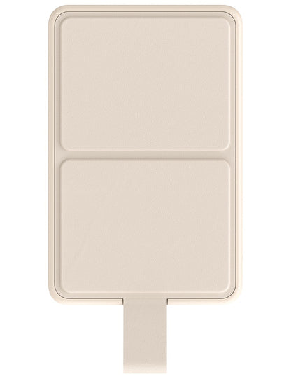 Baterie Externa Wireless Xiaomi Mi Magnetic, 6000mAh, 15W, PD + FQI, 1 x QI - 1 x USB-C, Bej BHR9074GL