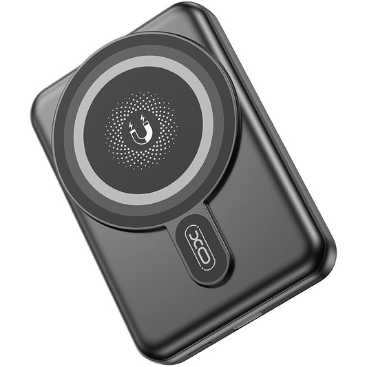 Baterie Externa Wireless XO Design PR264, 10000mAh, 20W, PD + FQI, 1 x USB-C, Neagra