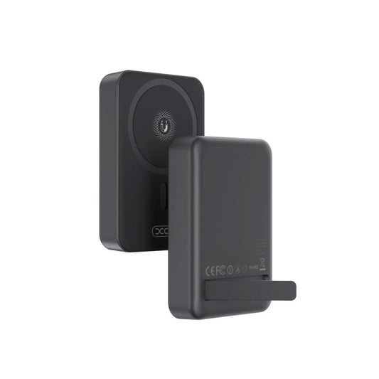 Baterie Externa Wireless XO Design PR231, 10000mAh, 20W, PD + FQI, 1 x QI - 1 x USB-C, Neagra