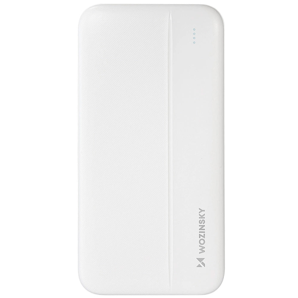 Baterie Externa WZK WPBWE1, 10000mAh, 10W, 2 x USB-A, Alba