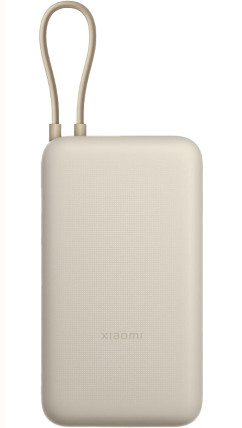 Baterie Externa Xiaomi, 20000mAh, 33W, QC + PD, 1 x USB-A - 2 x USB-C, Bej BHR8851GL