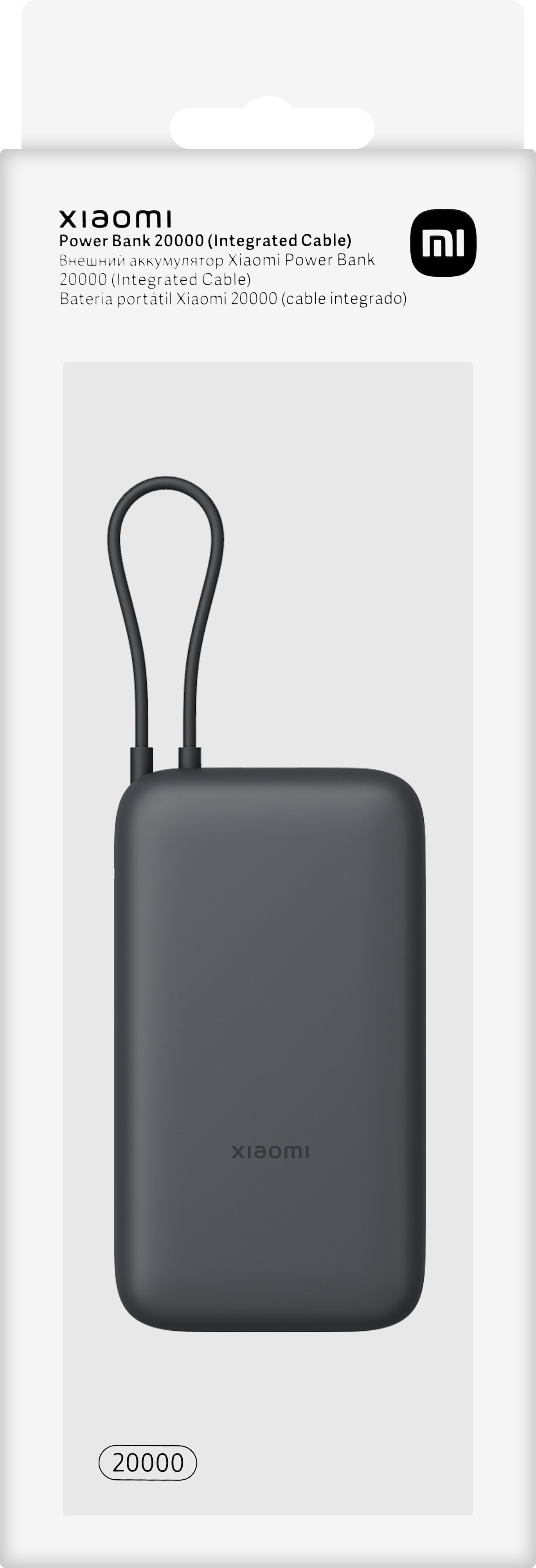 Baterie Externa Xiaomi, 20000mAh, 22.5W, QC + PD, 1 x USB-A - 2 x USB-C, Gri BHR9740GL