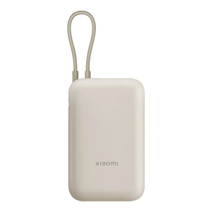 Baterie Externa Xiaomi Pocket Edition Pro, 10000mAh, 33W, QC + PD, 1 x USB-A - 1 x USB-C, Bej BHR9072GL