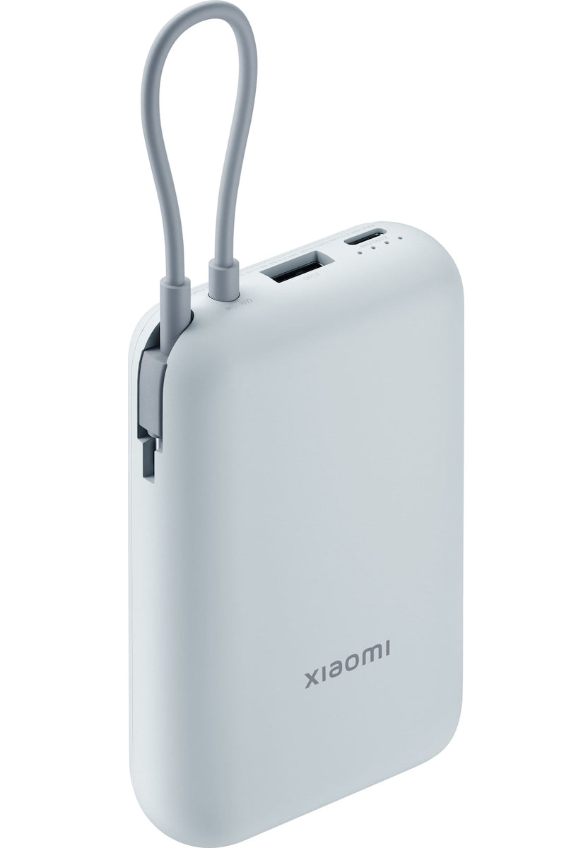 Baterie Externa Xiaomi Pocket Edition Pro, 10000mAh, 33W, QC + PD, 1 x USB-A - 1 x USB-C, Albastra BHR9073GL
