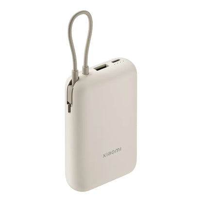 Baterie Externa Xiaomi Pocket Edition Pro, 10000mAh, 33W, QC + PD, 1 x USB-A - 1 x USB-C, Bej BHR9072GL
