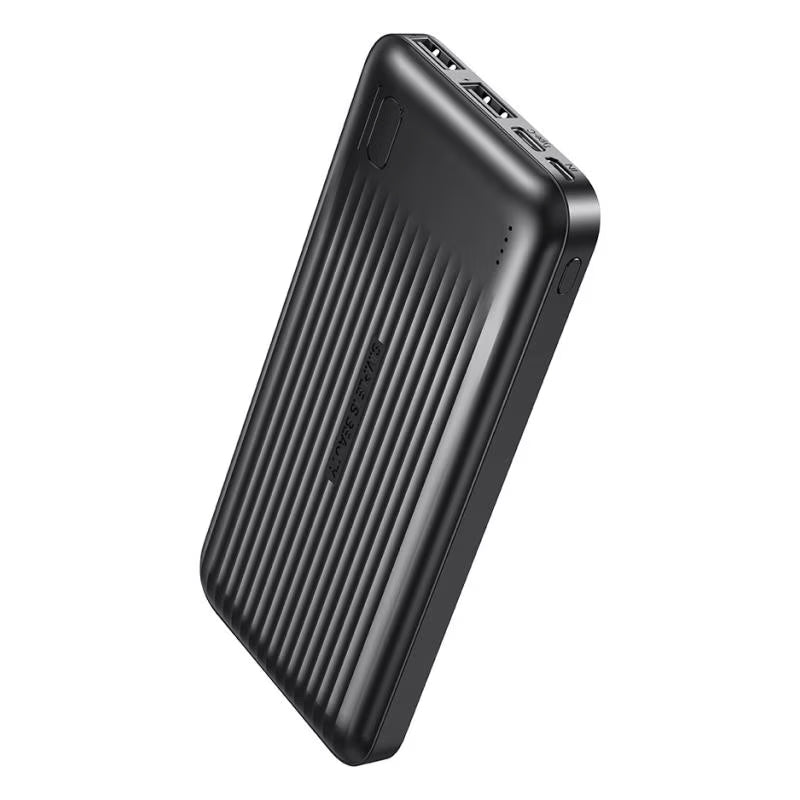 Baterie Externa XO Design PB301, 10000mAh, 10W, 2 x USB-A, Neagra
