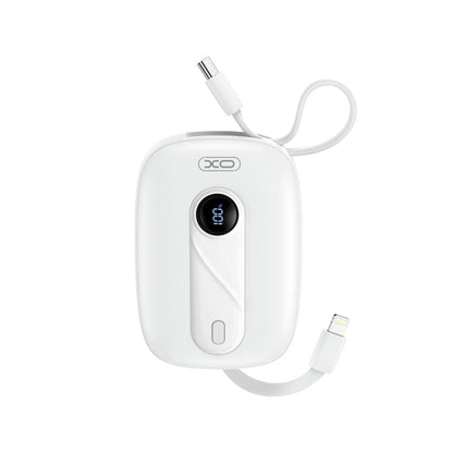 Baterie Externa XO Design PR246, 10000mAh, 22.5W, PD, 1 x Lightning - 2 x USB-C, Alba