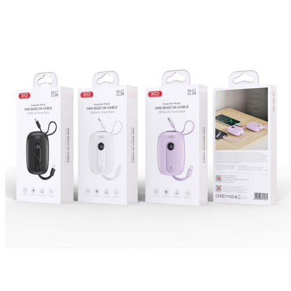 Baterie Externa XO Design PR246, 10000mAh, 22.5W, PD, 1 x Lightning - 2 x USB-C, Mov