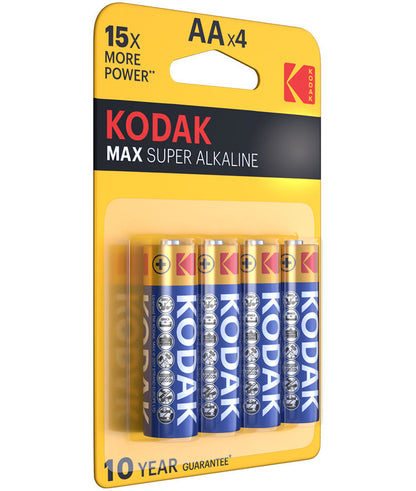 Baterie Kodak Max Alkaline, AA / LR6, Set 4 bucati EKSTD30952867P4