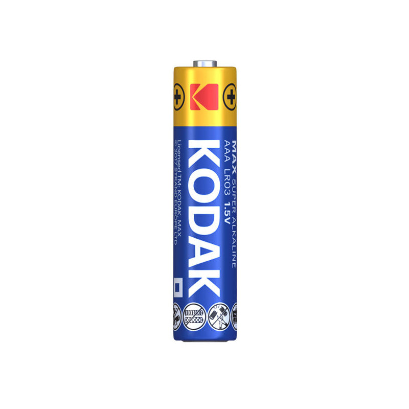 Baterie Kodak Max Alkaline, AAA / LR3, Set 4 bucati EKSTD30952812P4