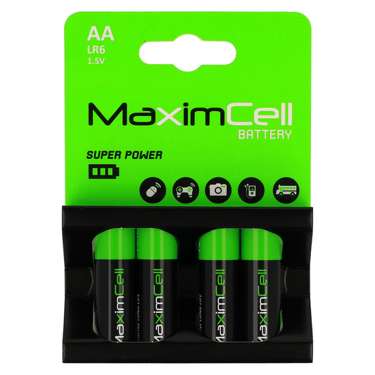 Baterie MaximCell Super Power, AA / LR6, Set 4 bucati